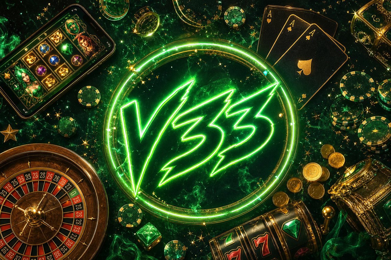 Tampilan halaman Fortune Dragon di V33 dengan panel putaran dan hadiah harian